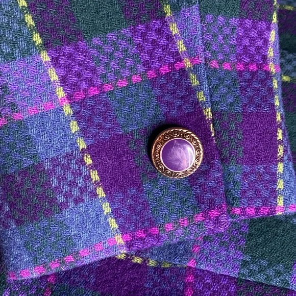 Vintage Pendleton Wool Plaid Skirt Set